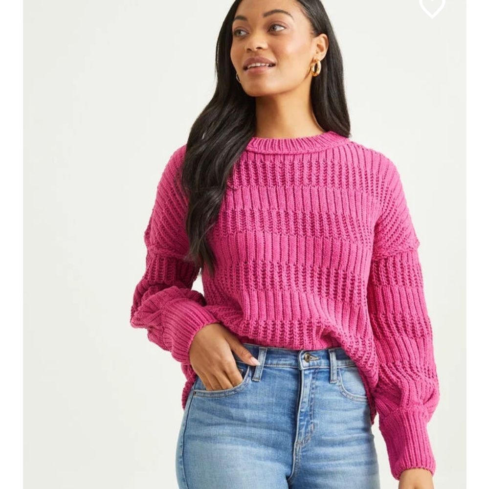 Altar’d State Sweater - XS Hot Pink